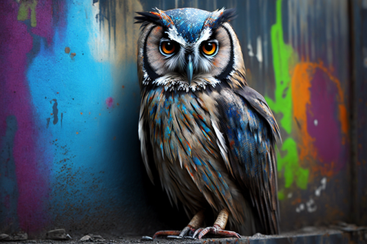 DoodleDoo Creative - Graffiti Owl 0004