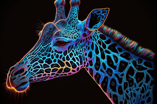 DoodleDoo Creative - Blacklight Giraffe 8762