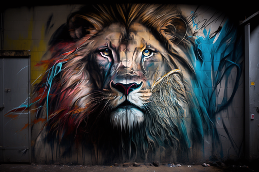 DoodleDoo Creative - Graffiti Lion E6BC7