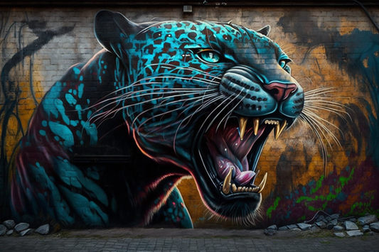 DoodleDoo Creative - Graffiti Panther 565A8