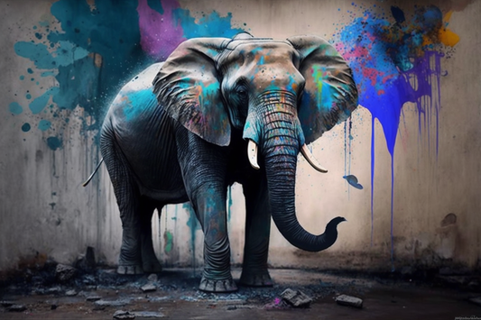 DoodleDoo Creative - Graffiti Elephant 976DE